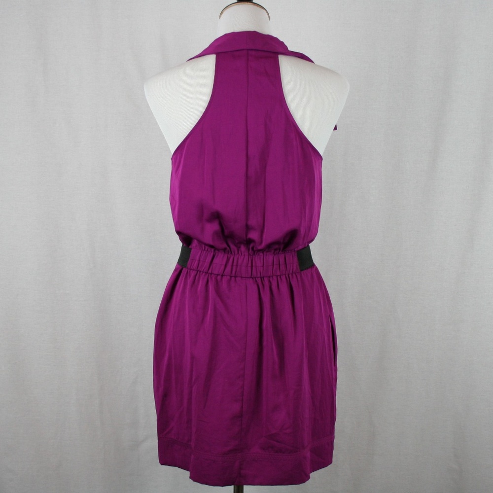RACHEL Rachel Roy Dark Fuchsia Ruffle Dress - Picture 7 of 7